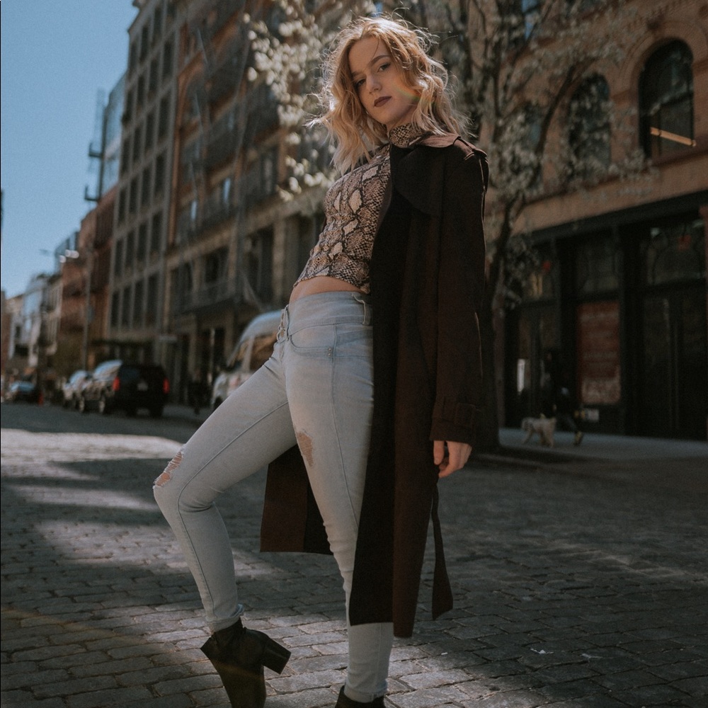 Forever 21 Brown Suede Jacket